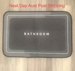 Bath Mat Diatomaceous Earth Quick Dry Non-Slip Absorbent Size 58.5cm x 40cm Wide - Picture 1 of 6