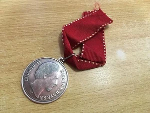 LUDWIG II KÖNIG V. BAYERN NP MEDAILLE25.8.1845 - 13.6.1886 LUDWIG 2 SILBER KLASSE  - Bild 1 von 10