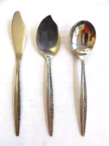 Vintage Coventry BOUQUET SS Flatware Mid Century MCM Serving: Butter Jam Sugar - Picture 1 of 2