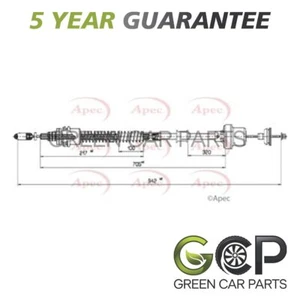 Cable de embrague GCP compatible con MG ZR 2001-2005 Rover 25 2003-2005 1.1 1.4 1.6 UUC000040 - Imagen 1 de 2