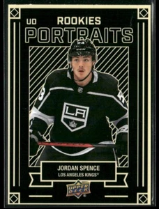 2022-23 Upper Deck Jordan Spence Rookie UD Portraits #P-48 Los Angeles Kings - Picture 1 of 2