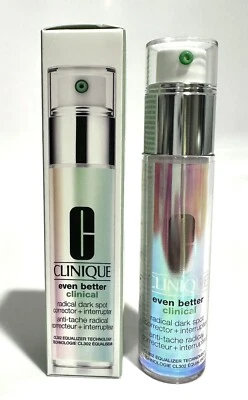 CLINIQUE EVEN BETTER CLINICAL RADICAL DARK SPOT CORRECTOR + INTERRUPTER 1 oz NIB - Image 1 of 3