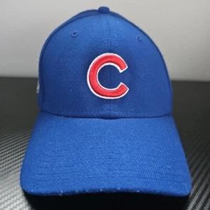 New Era 39Thirty MLB Chicago Cubs World Series 2016 Blue Size Sm/Med Fitted Hat - Picture 1 of 8