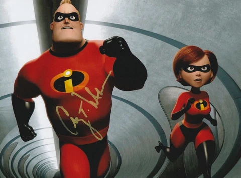 Craig T. Nelson Hand Signed 8x6 Inch The Incredibles Photo Disney Pixar Cover