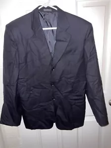 Men's Supreme black 3 button blazer. Three exterior and four interior pockets. - Picture 1 of 6