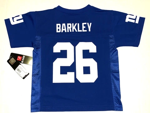 Saquon Barkley 26 New York Giants NFL Football Jersey New! Youth KIDS MEDIUM 5 6 Cover