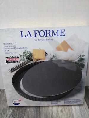 NOS. KAISER LA FORME Torten Tarte QUICHEPFANNE Rund Flan Torte Antihaft 11" DEUTSCHLAND - Bild 1 von 4