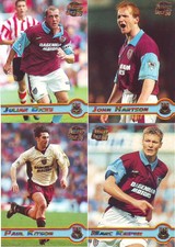 Merlin Premier Gold English Premier League 1997/98 West Ham Utd Players
