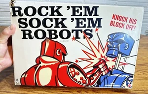 Rock'em Sock'em Robots Mattel Classic Boxing Toy Game - Opened, No Instructions - Picture 1 of 14