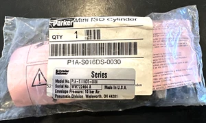 Parker Schrader Bellows P1A-S016DS-0030 Pneumatic Cylinder *NEW* - Picture 1 of 3