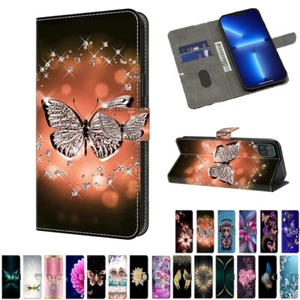 Case For Xiaomi Redmi Note 8 8T 9 Pro 10 Patterned Flip Wallet Stand Phone Cover - Picture 1 of 32