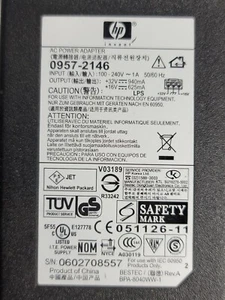 AC Adapter Power HP 0957-2146 OEM DeskJet OfficeJet Printer PSC 1315 5610 5510 - Picture 1 of 4