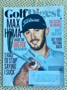 Golf Digest Max Homa's Big Fix Magazin Oktober 2019 NEU - Bild 1 von 3