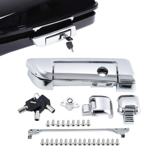 Tour Pack Kofferraumverschlüsse mit Schlüssel kompatibel mit Harley Touring Modellen FLT, FLHT... - Bild 1 von 1
