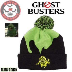 Ghostbusters Glow In The Dark Slimer Pom Pom Beanie - Bild 1 von 1