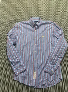 La Martina Buenos Aires Mens striped Dress Shirt Size Medium - Picture 1 of 7