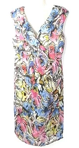 Glamour Floral Sleeveless Dress 6 Small S New NWT - Picture 1 of 4