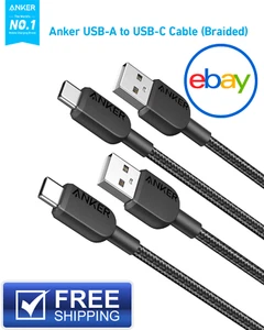 Anker USB A auf USB C Kabel, Ladekabel (2er Pack, 3FT), für Samsung Galaxy Note - Bild 1 von 10