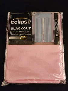 Eclipse Blackout One Rod Pocket Panel 42"x54" PINK Curtain Panel - Picture 1 of 10