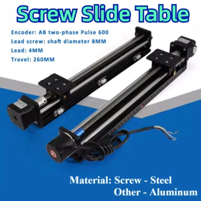 Stroke Screw Guide Stage Stepper Motor Rail Motion Slide Stage Linear Actuator - Image 1 of 4