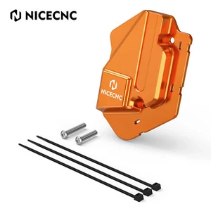 NICECNC Engine Left Power Valve Guard For KTM EXC XC-W 250 300 2024 Orange - Picture 1 of 9