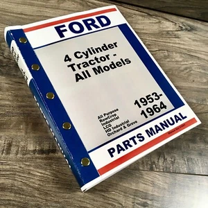 Ford 2000 4000 Tractor Master Parts Manual Catalog 1962 1963 1964 1965 All Types - Picture 1 of 12