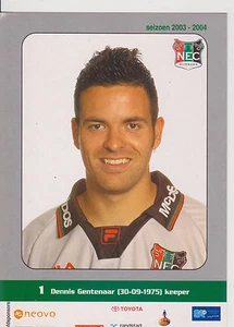 AUTOGRAMMKARTE / AUTOGRAPHCARD Dennis Gentenaar NEC Nijmegen 2003-2004 - Imagen 1 de 1