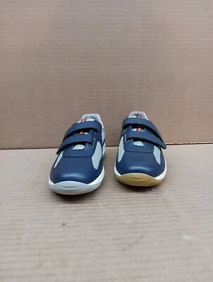 Sapato de bebê Prada Calzature estilo - 0p0396, azul Aferto, Eur tamanho-33/tamanho 3 - Imagem 1 de 4