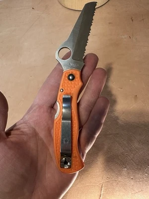 Spyderco Rescue VG-10 Orange 79mm FRN knife EMT - Image 1 of 4