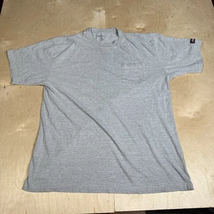 Dickies Classic Logo Pocket T Shirt Adult 2XLT XXLT Tall Gray Workwear Mens - Picture 1 of 7