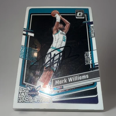 Mark Williams 2023-24 Donruss Optic Basketball #175 On Card Auto Charlotte  - Image 1 of 2