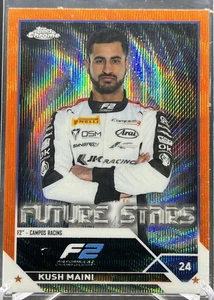 2023 Topps Chrome Formula 1 F1 Kush Maini Future Stars Orange Wave 20/25 #82 - Bild 1 von 2