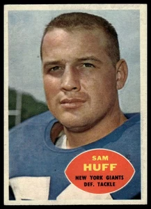 1960 Topps #80 Sam Huff - Imagen 1 de 2