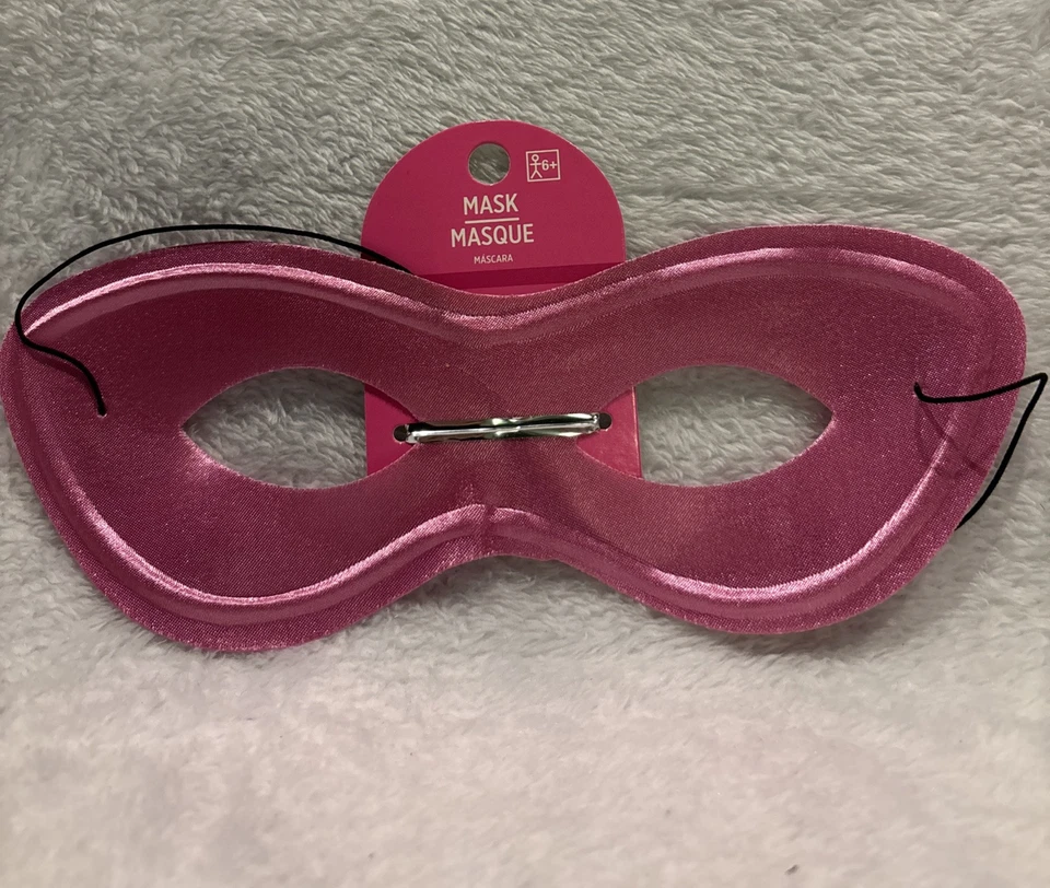 Superhero Mask - Costume Accessory - Teen Adult - Pink One Size Fits Most - Image 1 of 1