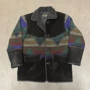 Vintage Scully Western Jacket Mens 40 Aztec Sherpa - Picture 1 of 9