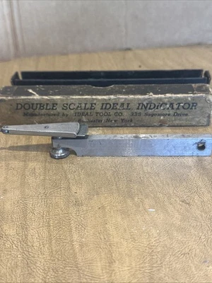 Indicador de prueba de doble escala ideal maquinista fabricante de herramientas inspección con caja CP18 Foto 1 de 4