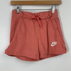 Nike Sportswear Girls Club Big Kids French Terry Shorts Size M - Picture 1 of 12