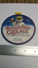 BUDWEISER BREWING CO of ST LOUIS MO "WINTER'S BOURBON CASK ALE" BEER COASTER.