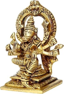 Varahi Amman Pure Brass Statue Lord Vishnu's Varaha Avatar - Imagen 1 de 5