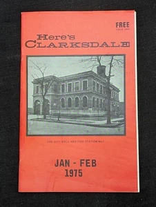 HERE'S CLARKSDALE MISSISSIPPI PROMOTIONAL BOOKLET 1975 MAP ADS PHOTOS ARTICLES - Picture 1 of 6