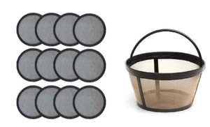 (12) Wasserfilterscheiben für Mr. Kaffeemaschinen + Mehrwegkorb Kaffeefilter - Bild 1 von 8
