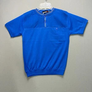 Vintage 80s Peter B Surf Henley Men’s XS / Boys XL Royal Blue Party Skater - Picture 1 of 11