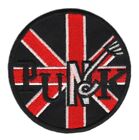 Am81&#9733;Punk Uk England Aufnäher Aufbügeln Bügelbild Patch Applikation 7,4 X 7,4 Cm