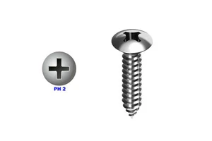 Reisser®  Blechschrauben EDELSTAHL Linsensenkkopf 3,9 x 22mm - Bild 1 von 1