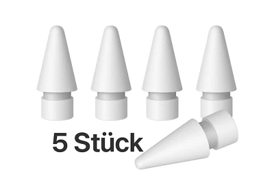 5x Apple Pencil Ersatzspitzen Stylus Nibs für Apple Pen Gen 1-2. /Pro/ USB C - Bild 1 von 2