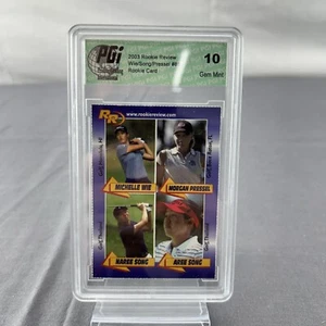 SN 2003 Rookie Review GOLF Wie Pressel Song #85 MINT 10 GEM MT - Picture 1 of 12