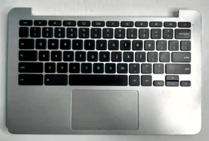 OEM ASUS Chromebook C200 C200M Palmrest Keyboard Touchpad Silver EA0C7006010 - Picture 1 of 5