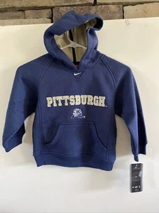 Nike Pittsburgh Panthers Child Size 4 Hooded Sweatshirt - NWT - Picture 1 of 3