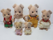 Sylvanian Families Vintage Forrester Dog Family Complete #2