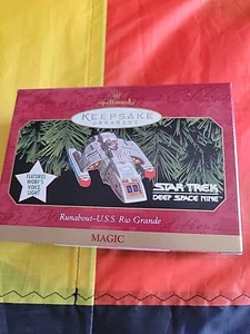 Hallmark Andenken Ornament Runabout - U.S.S.RIO GRAND gebraucht braucht Batterie - Bild 1 von 3